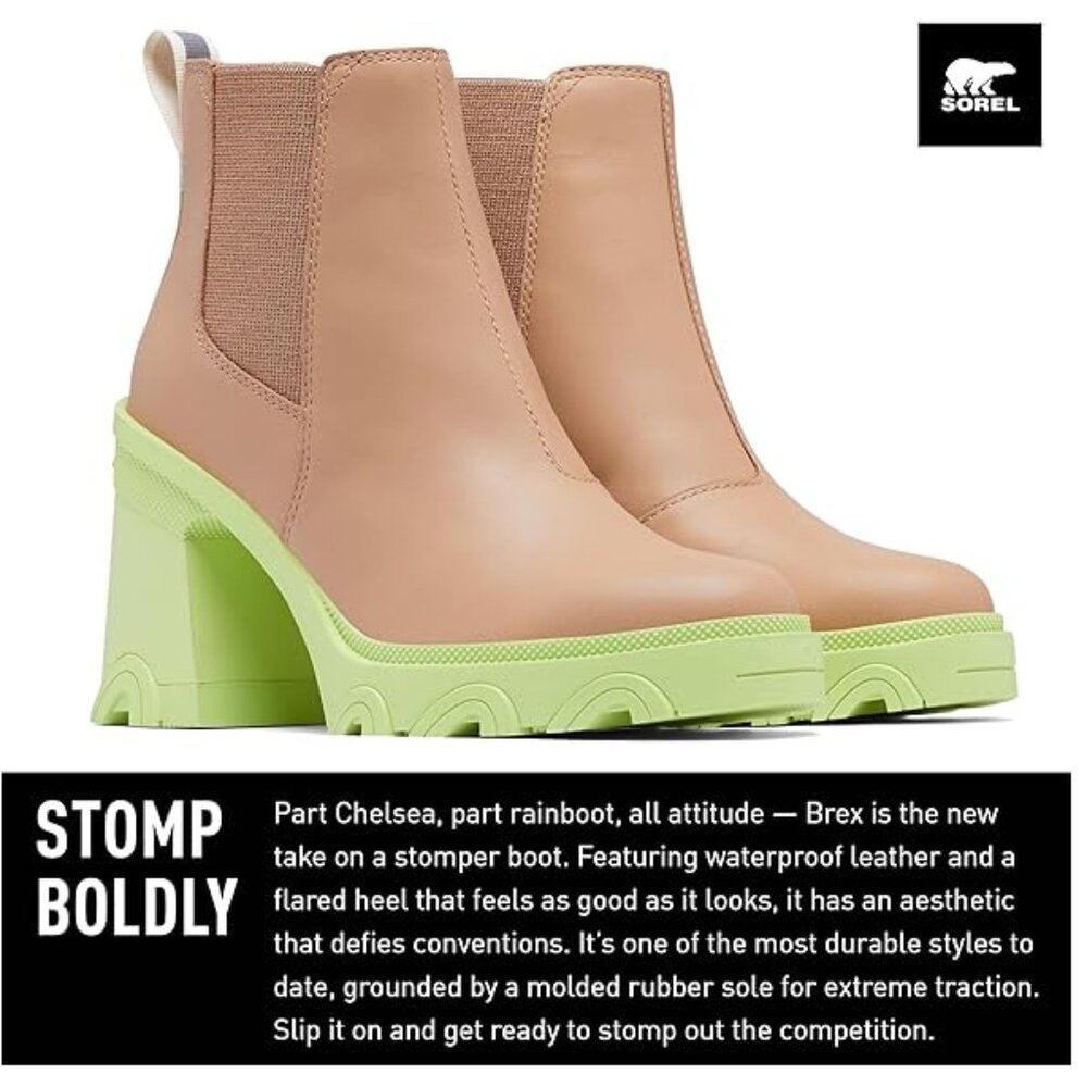 Sorel Brex Chelsea Heeled Boots - Waterproof, Leather (For Women) - Picture 4 of 7